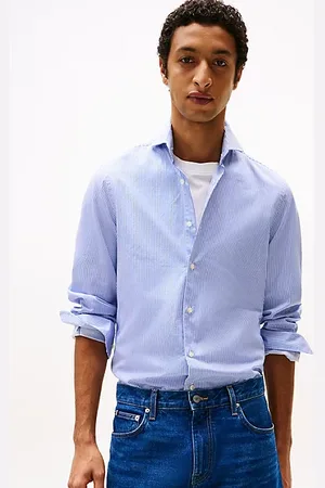 Tommy Hilfiger Camisa de rayas semiformal corte slim
