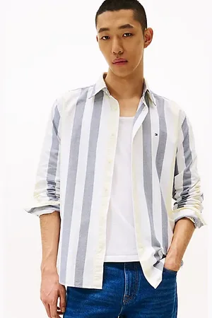 Tommy Hilfiger Camisa de rayas de corte amplio