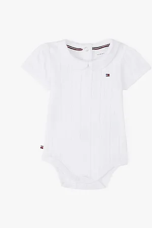 Tommy Hilfiger Body de manga corta en punto Pointelle