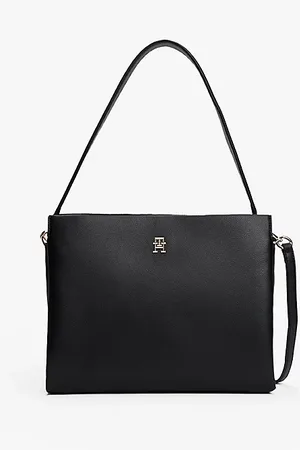 Tommy Hilfiger Bolso satchel granulado con bandolera