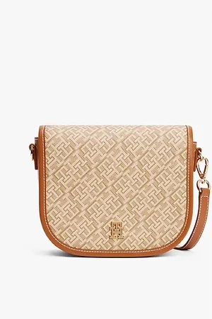 Tommy Hilfiger Bolso saddle TH Monoplay con bandolera