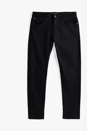 Tommy Hilfiger Vaqueros Harlem amplios de pernera cónica en negro