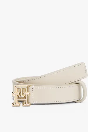 Tommy Hilfiger Cinturón de piel con monograma TH
