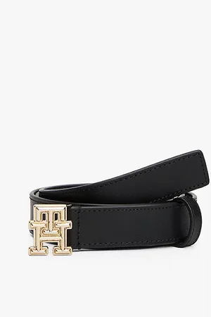 Tommy Hilfiger Cinturón de piel con monograma TH