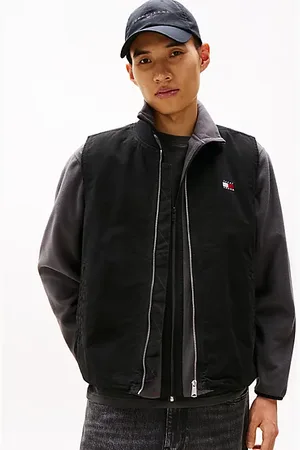 Tommy Hilfiger Chaleco de lona con cremallera