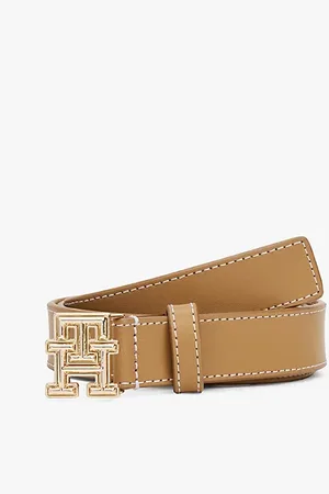 Tommy Hilfiger Cinturón de piel con monograma TH