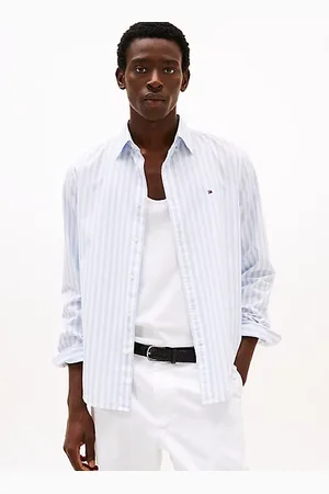 Tommy Hilfiger Camisa TH Flex de rayas