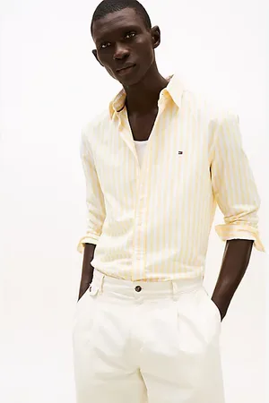 Tommy Hilfiger Camisa TH Flex de rayas