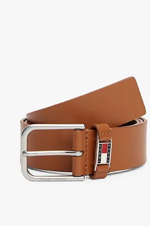 Tommy Hilfiger Cinturón de piel con logo en bajo relieve