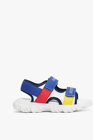 Tommy Hilfiger Sandalias color block con cierre de velcro