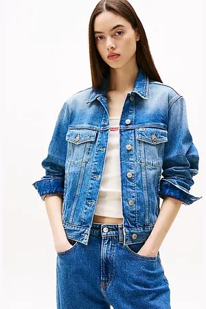 Tommy Hilfiger Chaqueta vaquera Trucker con escudo trasero