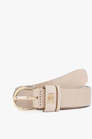 Tommy Hilfiger Cinturón de piel Essential con monograma TH