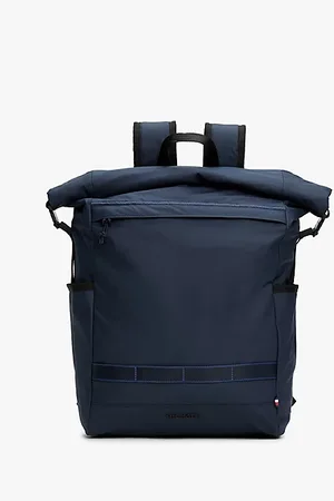 Tommy Hilfiger Mochila enrollable con logo metalizado