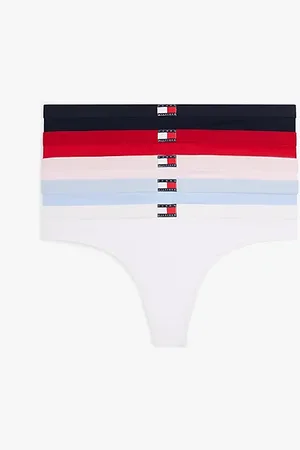 Tommy Hilfiger Pack de 5 tangas Heritage con logo