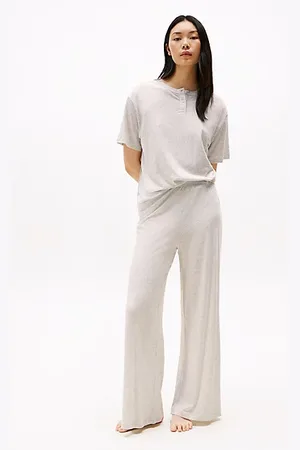 Tommy Hilfiger Pantalón de pijama con inscripción en cintura