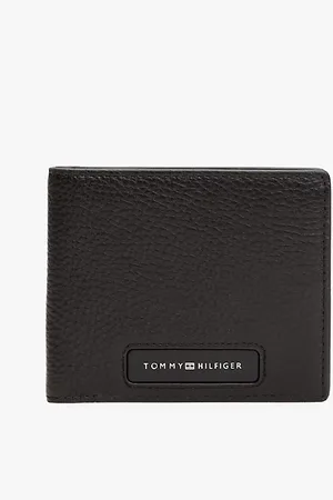 Tommy Hilfiger Cartera plegable Corporate de piel