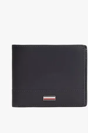 Tommy Hilfiger Cartera plegable Corporate de piel