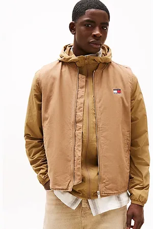 Tommy Hilfiger Chaleco de lona con cremallera