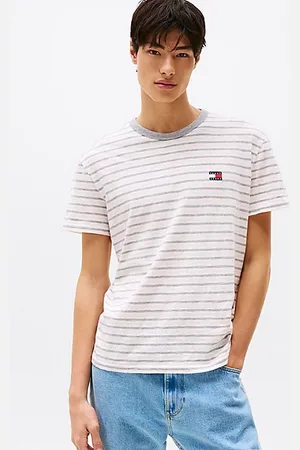 Tommy Hilfiger Camiseta con cuello a contraste y parche