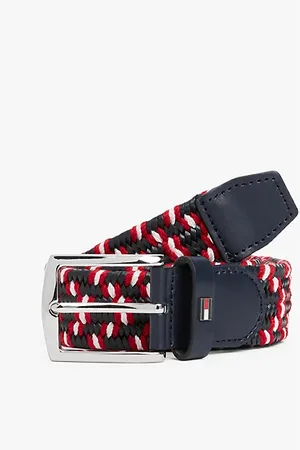 Tommy Hilfiger Cinturón tejido con hebilla rectangular