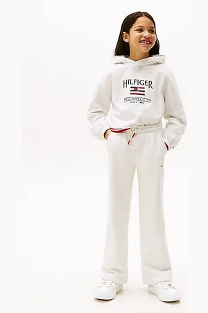 Tommy Hilfiger Joggers de pernera ancha con logo bordado