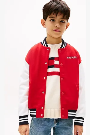 Tommy Hilfiger Chaqueta bomber color block de corte oversize