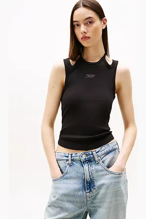 Tommy Hilfiger Camiseta sin mangas con cuello halter