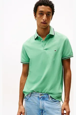 Tommy Hilfiger Polo de corte slim con ribetes a contraste