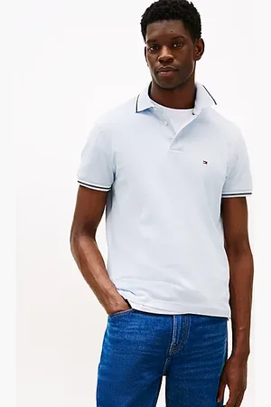 Tommy Hilfiger Polo de corte slim con ribetes a contraste