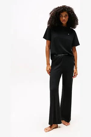 Tommy Hilfiger Pantalón de pijama con inscripción en cintura