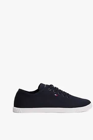 Tommy Hilfiger Zapatillas de lona con logo bordado