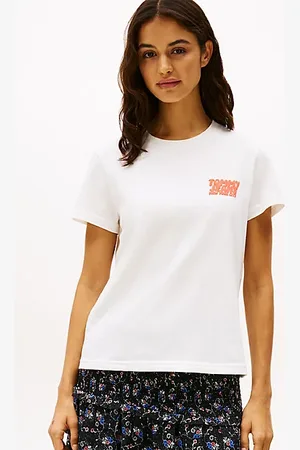 Tommy Hilfiger Camiseta de cuello redondo con logo