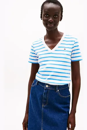 Tommy Hilfiger Camiseta slim de cuello de pico