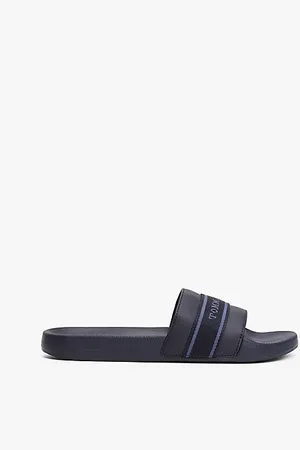 Tommy Hilfiger Chanclas con inscripción en tiras
