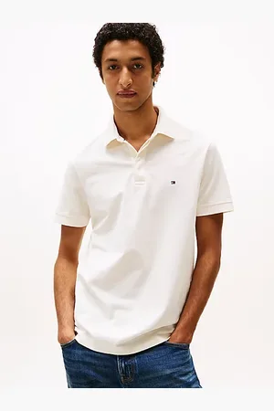 Tommy Hilfiger Polo de corte regular con tapeta oculta