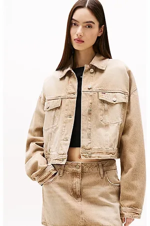 Tommy Hilfiger Chaqueta Trucker vaquera de corte cropped