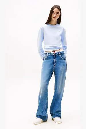 Tommy Hilfiger Vaqueros Mia rectos y anchos de talle medio