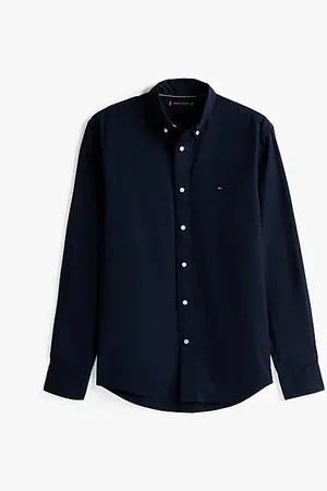Tommy Hilfiger Camisa Adaptive TH Flex de corte regular