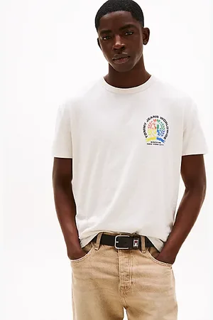 Tommy Hilfiger Camiseta con logo y escudo universitario