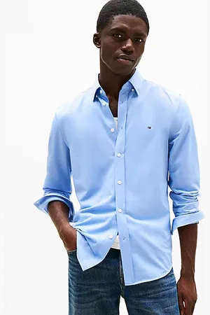 Tommy Hilfiger Camisa de corte slim con cuello con botones