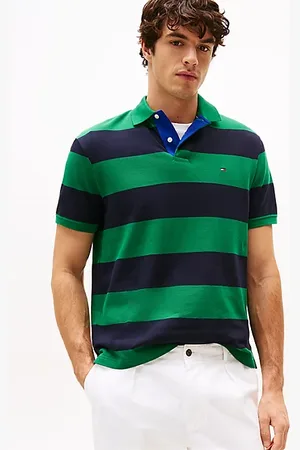Tommy Hilfiger Polo de corte amplio con diseño color block