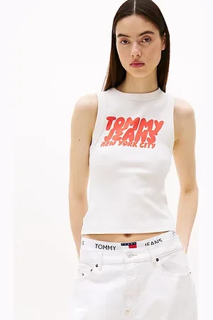 Tommy Hilfiger Camiseta sin mangas con logo