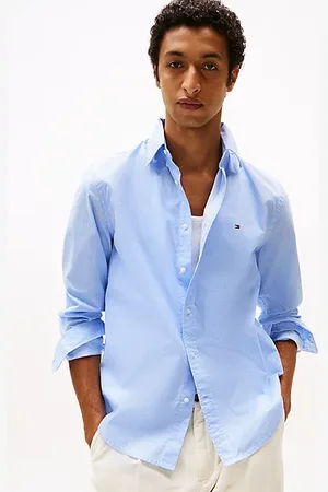 Tommy Hilfiger Camisa TH Flex estampada de corte regular