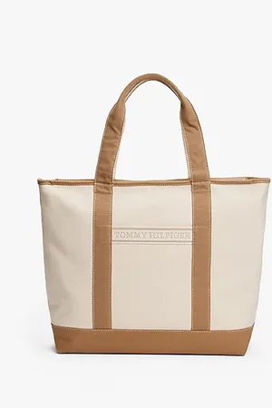 Tommy Hilfiger Bolso tote de playa en lona