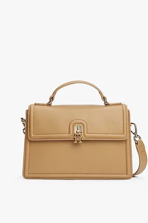 Tommy Hilfiger Bolso satchel con cierre de broche giratorio
