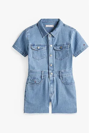 Tommy Hilfiger Mono vaquero Adaptive con logo bordado