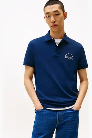 Tommy Hilfiger Polo de corte regular con logo arqueado