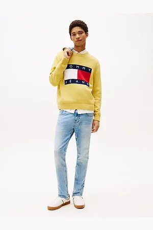 Tommy Hilfiger Vaqueros Austin de corte slilm con pernera cónica y efecto desteñido
