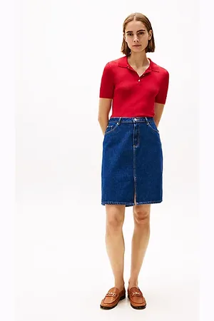 Tommy Hilfiger Falda vaquera corta recta