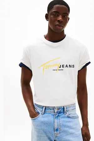 Tommy Hilfiger Camiseta Signature con logo estilo grafiti